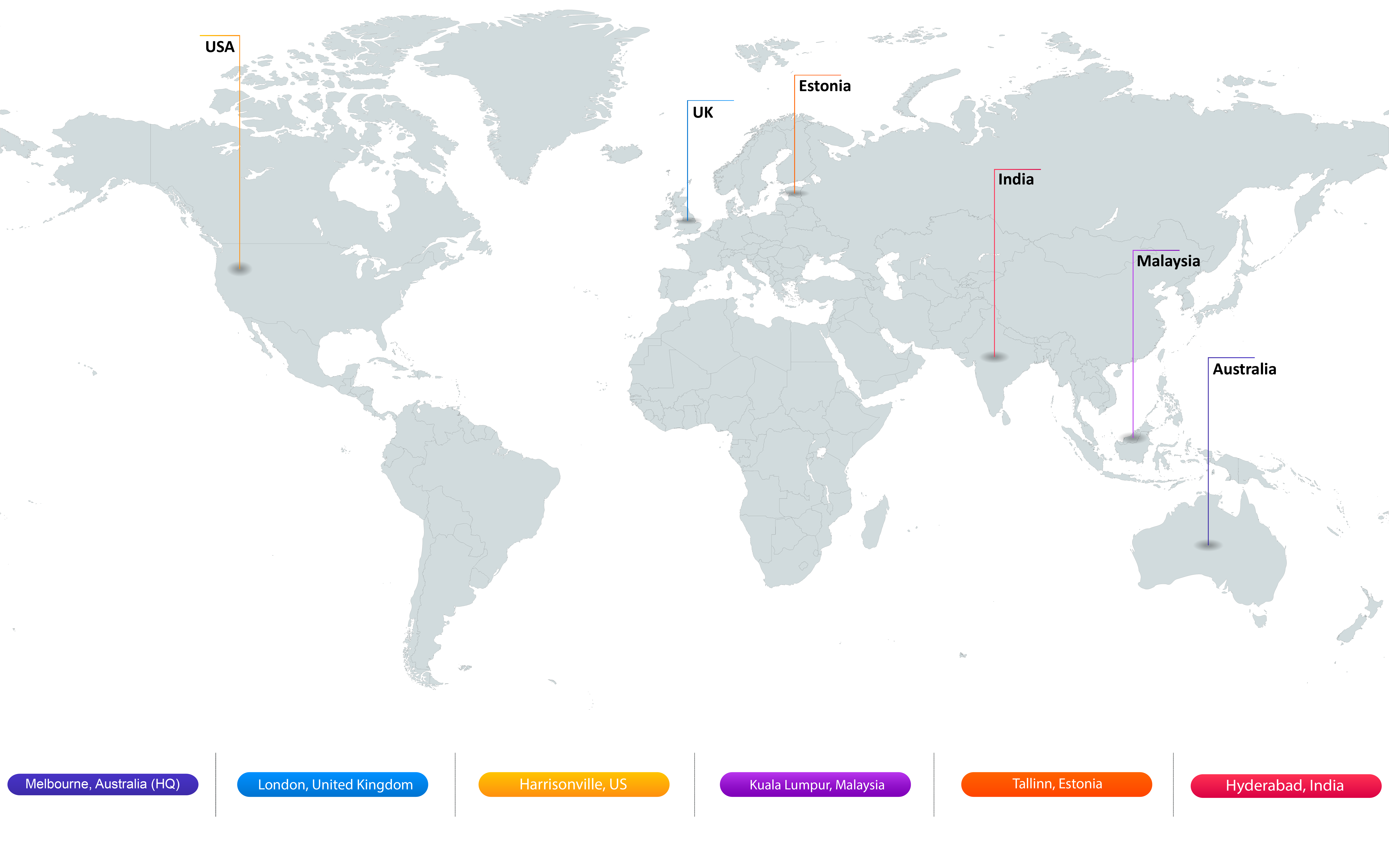 SST Global Entity Presence Map